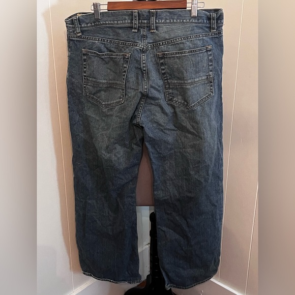 Arizona Jean Company Loose Straight Jeans, Medium Wash, 36x30 - Picture 2 of 5